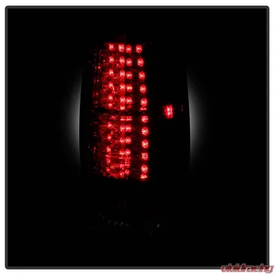 Spyder Auto Red Clear LED Taillights for Chevrolet Avalanche 2007-2013 - ALT-YD-CAV07-LED-RC