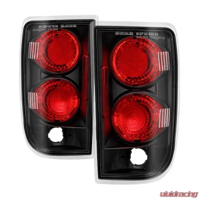 Spyder Auto Black Euro Style Taillights for Oldsmobile Bravada 1996-2001 - ALT-YD-CB95-BK