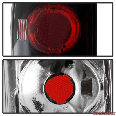 Spyder Auto Black Euro Style Taillights for Oldsmobile Bravada 1996-2001 - ALT-YD-CB95-BK
