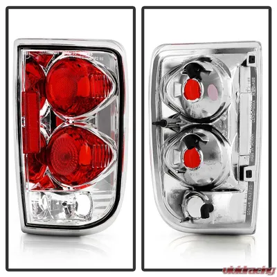 Spyder Auto Chrome Euro Style Taillights for Oldsmobile Bravada 1996-2001 - ALT-YD-CB95-C