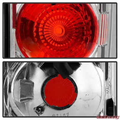 Spyder Auto Chrome Euro Style Taillights for Oldsmobile Bravada 1996-2001 - ALT-YD-CB95-C