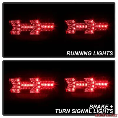 Spyder Auto LED Black Tail Lights for Chevrolet Camaro 2010-2012, ALT-YD-CCAM2010-LED-BK - ALT-YD-CCAM2010-LED-BK