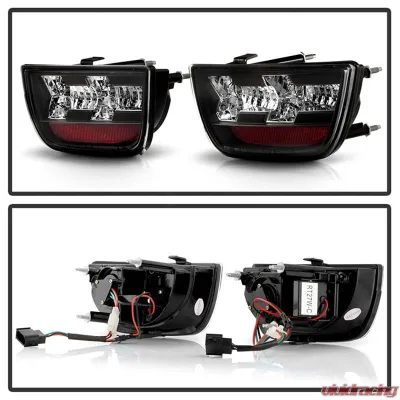 Spyder Auto LED Black Tail Lights for Chevrolet Camaro 2010-2012, ALT-YD-CCAM2010-LED-BK - ALT-YD-CCAM2010-LED-BK