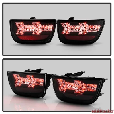 Spyder Auto LED Black Tail Lights for Chevrolet Camaro 2010-2012, ALT-YD-CCAM2010-LED-BK - ALT-YD-CCAM2010-LED-BK