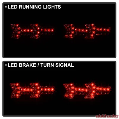 Spyder Auto LED Black Tail Lights for Chevrolet Camaro 2010-2012, ALT-YD-CCAM2010-LED-BK - ALT-YD-CCAM2010-LED-BK