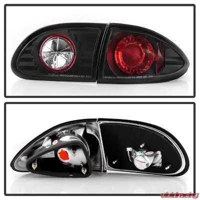 Spyder Auto Black Euro Style Taillights for Chevrolet Cavalier 1995-2002 - ALT-YD-CCAV95-BK