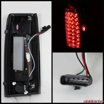 Spyder Auto Chrome LED Taillights for 1999 GMC Yukon Denali, ALT-YD-CCK88-LED-C - ALT-YD-CCK88-LED-C