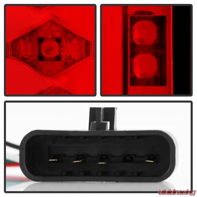 Spyder Auto Red Clear LED Taillights for 1999 GMC Yukon Denali - ALT-YD-CCK88-LED-RC - ALT-YD-CCK88-LED-RC
