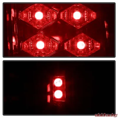 Spyder Auto Red Clear LED Taillights for 1999 GMC Yukon Denali - ALT-YD-CCK88-LED-RC - ALT-YD-CCK88-LED-RC