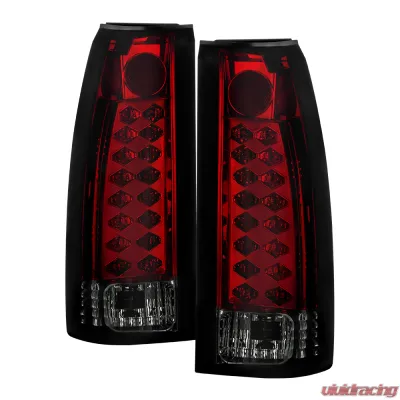 Spyder Auto Red Smoke LED Taillights for 1999 GMC Yukon Denali, ALT-YD-CCK88-LED-RS - ALT-YD-CCK88-LED-RS