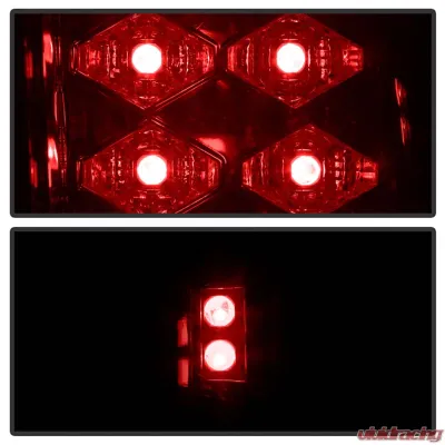 Spyder Auto Red Smoke LED Taillights for 1999 GMC Yukon Denali, ALT-YD-CCK88-LED-RS - ALT-YD-CCK88-LED-RS