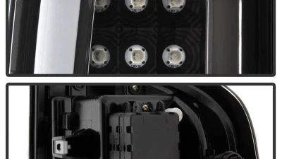 Spyder Auto LED Tail Lights Black for Chevrolet Colorado | GMC Canyon 2015-2019                                     - ALT-YD-CCO15-LED-BK - Image 3