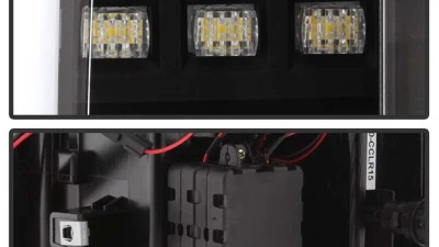 Spyder Auto LED Tail Lights Black for Chevrolet Colorado | GMC Canyon 2015-2019                                     - ALT-YD-CCO15-LED-BK - Image 4