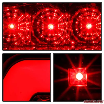 Spyder Auto Black LED Taillights with Light Bar for Chevrolet Cruze 2011-2014 - ALT-YD-CCRZ11-LBLED-BK