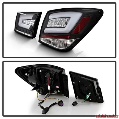Spyder Auto Black LED Taillights with Light Bar for Chevrolet Cruze 2011-2014 - ALT-YD-CCRZ11-LBLED-BK