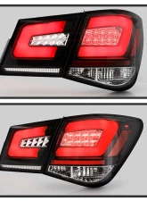 Spyder Auto Black LED Taillights with Light Bar for Chevrolet Cruze 2011-2014                                     - ALT-YD-CCRZ11-LBLED-BK - Image 8