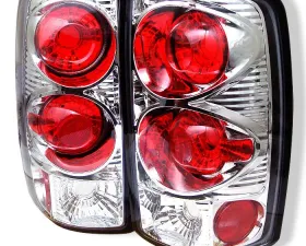 Spyder Auto Altezza Chrome Tail Lights for GMC Yukon & XL 2000-2006, Yukon Denali XL 2001-2006