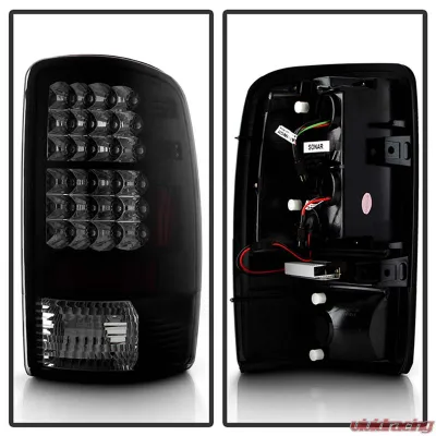 Spyder Auto Black Smoke LED Taillights for 2001-2006 GMC Yukon Denali XL Lift Gate - ALT-YD-CD00-LED-BSM