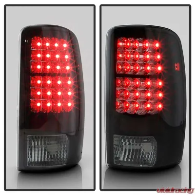 Spyder Auto Black Smoke LED Taillights for 2001-2006 GMC Yukon Denali XL Lift Gate - ALT-YD-CD00-LED-BSM