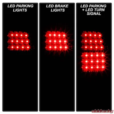 Spyder Auto Lift Gate Style LED Chrome Tail Lights for GMC Yukon & XL 2000-2006, Denali 2001-2006 - ALT-YD-CD00-LED-C