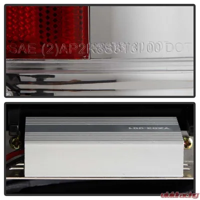 Spyder Auto Lift Gate Style LED Chrome Tail Lights for GMC Yukon & XL 2000-2006, Denali 2001-2006 - ALT-YD-CD00-LED-C