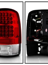 Spyder Auto LED Tail Lights for GMC Yukon & XL 2000-2006, Denali XL 2001-2006, Red/Clear                                     - ALT-YD-CD00-LED-RC - Image 2