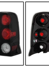 Spyder Auto Altezza Black Tail Lights for Cadillac Escalade SUV 2002-2006                                     - ALT-YD-CE02-BK - Image 2