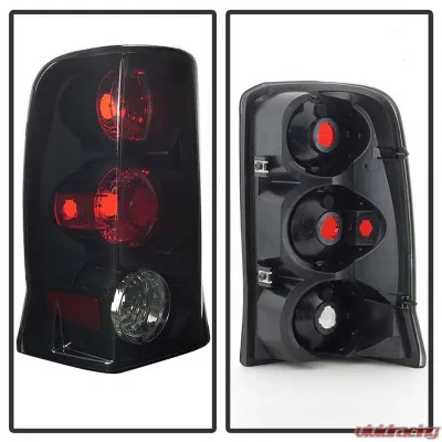 Spyder Auto Euro Style Tail Lights Black Smoke for 2002-2006 Cadillac Escalade - ALT-YD-CE02-BSM