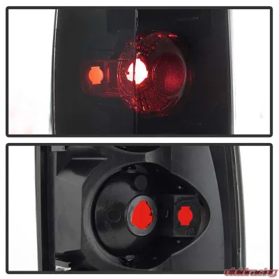 Spyder Auto Euro Style Tail Lights Black Smoke for 2002-2006 Cadillac Escalade - ALT-YD-CE02-BSM
