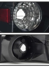 Spyder Auto Euro Style Tail Lights Black Smoke for 2002-2006 Cadillac Escalade                                     - ALT-YD-CE02-BSM - Image 4