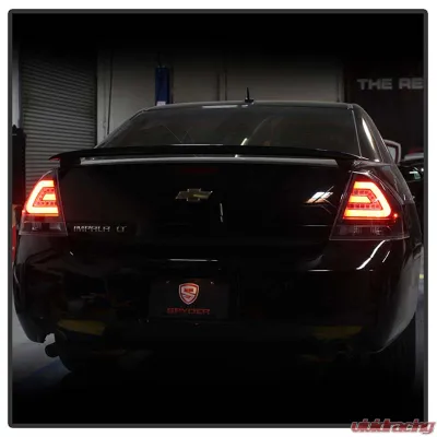 Spyder Auto Black LED Taillights for Chevrolet Impala 2006-2013, ALT-YD-CHIP06-LED-BK - ALT-YD-CHIP06-LED-BK