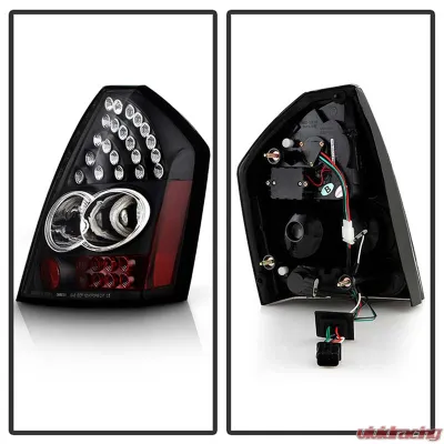 Spyder Auto LED Black Tail Lights for Chrysler 300 2005-2007, ALT-YD-CHR305-LED-BK - ALT-YD-CHR305-LED-BK