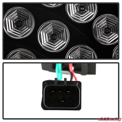 Spyder Auto LED Black Tail Lights for Chrysler 300 2005-2007, ALT-YD-CHR305-LED-BK - ALT-YD-CHR305-LED-BK