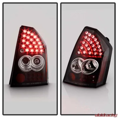 Spyder Auto LED Black Tail Lights for Chrysler 300 2005-2007, ALT-YD-CHR305-LED-BK - ALT-YD-CHR305-LED-BK