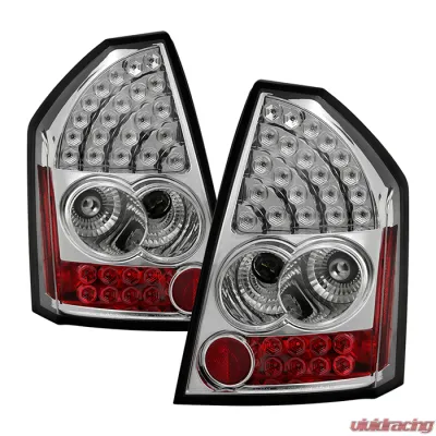 Spyder Auto LED Chrome Tail Lights for Chrysler 300 2005-2007, ALT-YD-CHR305-LED-C - ALT-YD-CHR305-LED-C