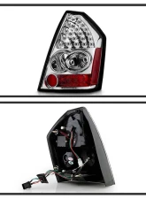 Spyder Auto LED Chrome Tail Lights for Chrysler 300 2005-2007, ALT-YD-CHR305-LED-C                                     - ALT-YD-CHR305-LED-C - Image 2