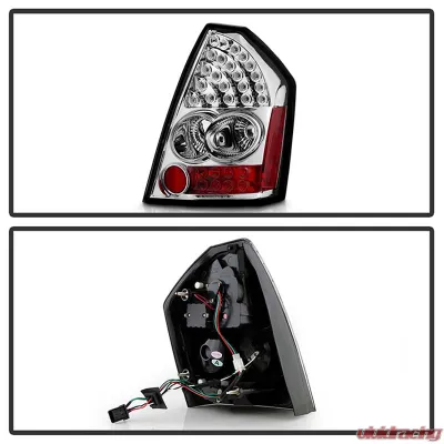 Spyder Auto LED Chrome Tail Lights for Chrysler 300 2005-2007, ALT-YD-CHR305-LED-C - ALT-YD-CHR305-LED-C