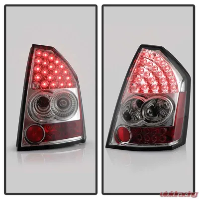Spyder Auto LED Chrome Tail Lights for Chrysler 300 2005-2007, ALT-YD-CHR305-LED-C - ALT-YD-CHR305-LED-C