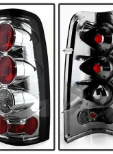 Spyder Auto Altezza Chrome Tail Lights for 2003-2006 Chevrolet Silverado & GMC Sierra 1500/2500/3500                                     - ALT-YD-CS03-C - Image 2