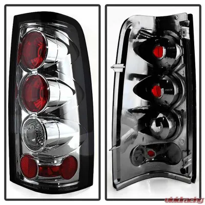 Spyder Auto Altezza Chrome Tail Lights for 2003-2006 Chevrolet Silverado & GMC Sierra 1500/2500/3500 - ALT-YD-CS03-C