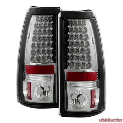 Spyder Auto LED Chrome Tail Lights for Chevrolet Silverado & GMC Sierra 1500/2500/3500 2003-2006 - ALT-YD-CS03-LED-C