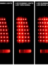 Spyder Auto LED Chrome Tail Lights for Chevrolet Silverado & GMC Sierra 1500/2500/3500 2003-2006                                     - ALT-YD-CS03-LED-C - Image 10
