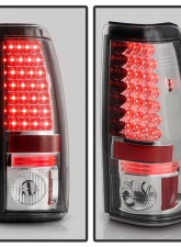 Spyder Auto LED Chrome Tail Lights for Chevrolet Silverado & GMC Sierra 1500/2500/3500 2003-2006                                     - ALT-YD-CS03-LED-C - Image 9