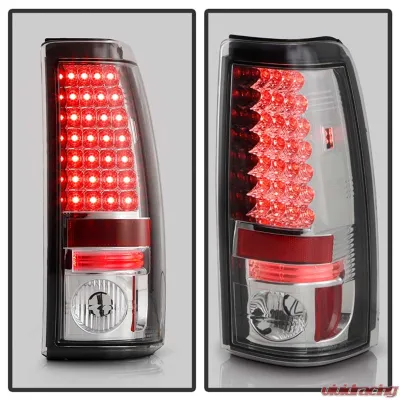 Spyder Auto LED Chrome Tail Lights for Chevrolet Silverado & GMC Sierra 1500/2500/3500 2003-2006 - ALT-YD-CS03-LED-C