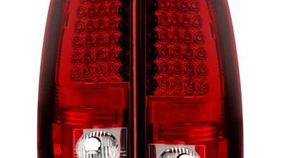 Spyder Auto LED Red/Clear Tail Lights for 2003-2006 Chevrolet Silverado & GMC Sierra 1500/2500/3500                                     - ALT-YD-CS03-LED-RC - Image 10