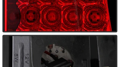 Spyder Auto LED Red/Clear Tail Lights for 2003-2006 Chevrolet Silverado & GMC Sierra 1500/2500/3500                                     - ALT-YD-CS03-LED-RC - Image 4