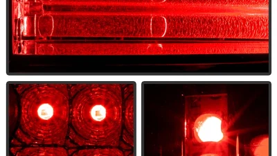 Spyder Auto LED Red/Clear Tail Lights for 2003-2006 Chevrolet Silverado & GMC Sierra 1500/2500/3500                                     - ALT-YD-CS03-LED-RC - Image 8