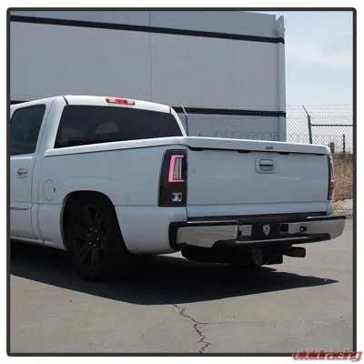 Spyder Auto Black LED Version 2 Taillights for 2003-2006 Chevrolet Silverado 2500 - ALT-YD-CS03V2-LED-BK