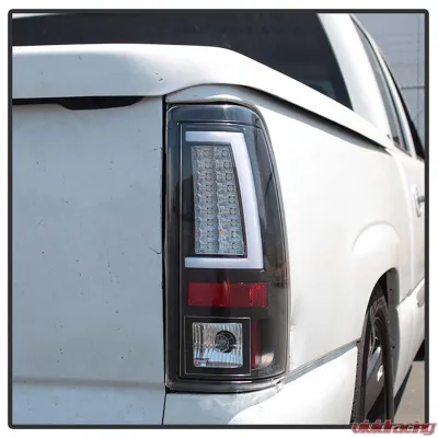 Spyder Auto Black LED Version 2 Taillights for 2003-2006 Chevrolet Silverado 2500 - ALT-YD-CS03V2-LED-BK