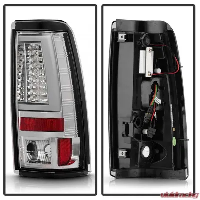 Spyder Auto Chrome LED Version 2 Taillights for 2003-2006 Chevrolet Silverado 2500 - ALT-YD-CS03V2-LED-C